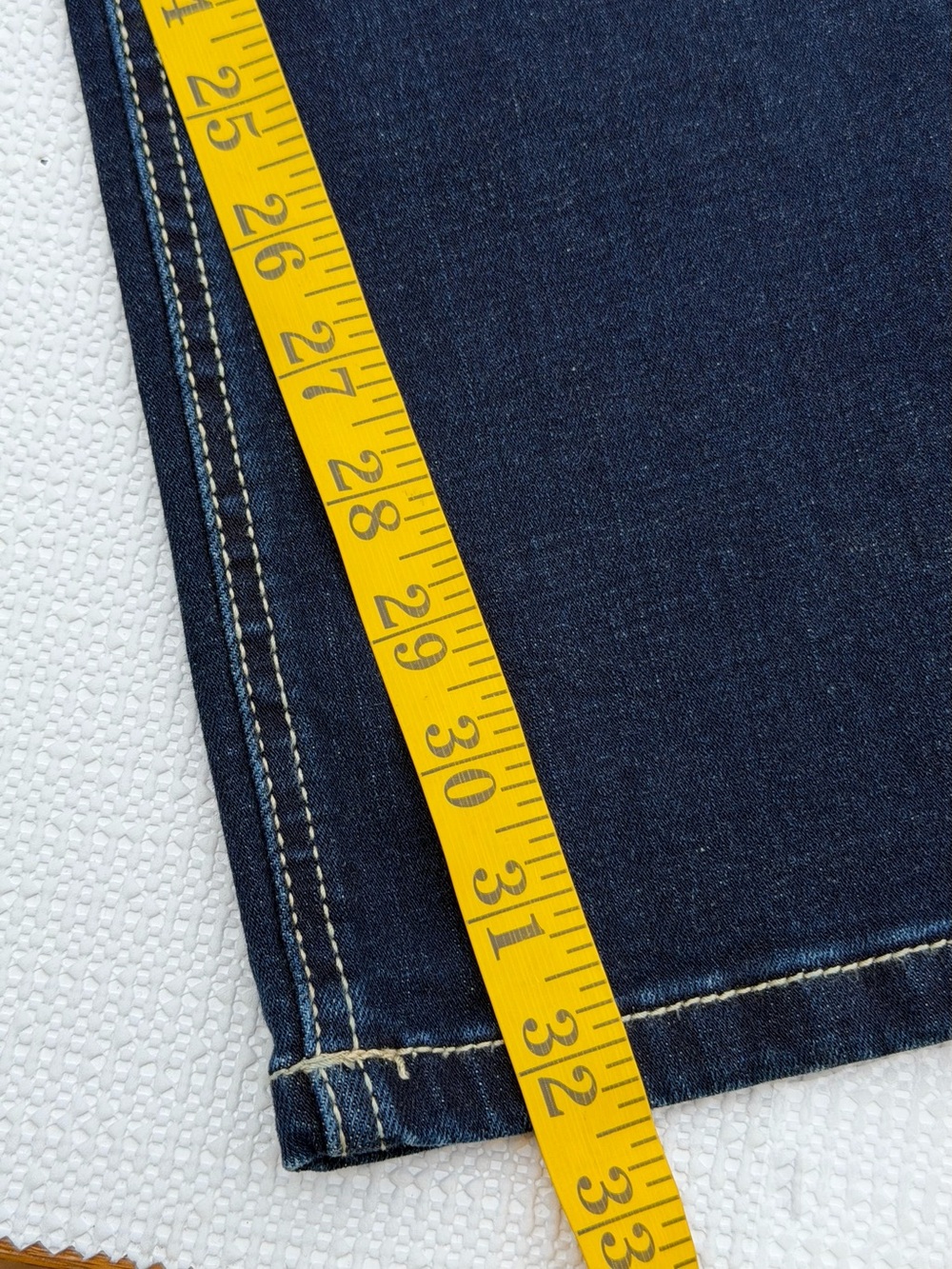 BKE Payton Straight Jeans Women’s 27x32 Dark Wash Mid Rise Stretch Denim - Picture 9 of 10